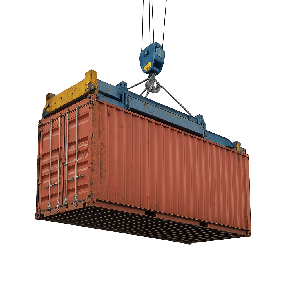 An image of a shipping container