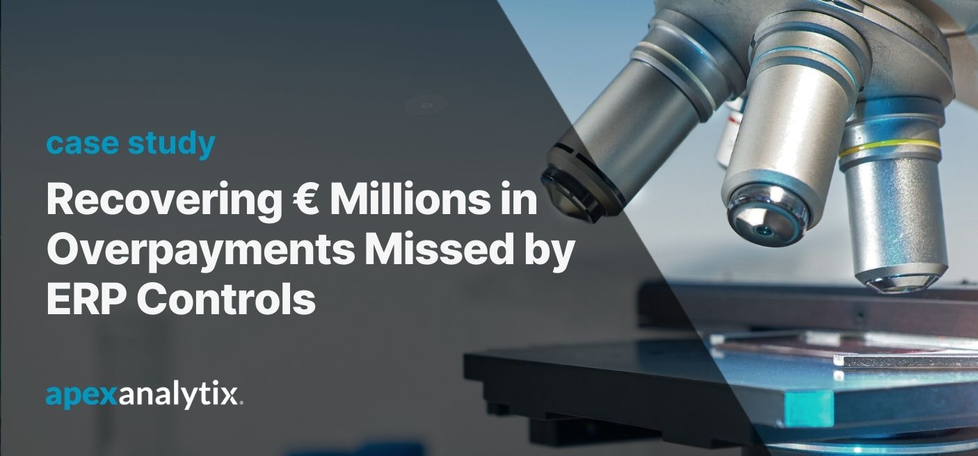 Recovering € Millions in Overpayments Missed by ERP Controls