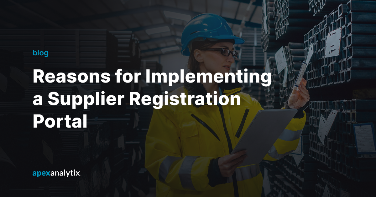 8 Reasons for Implementing a Supplier Registration Portal