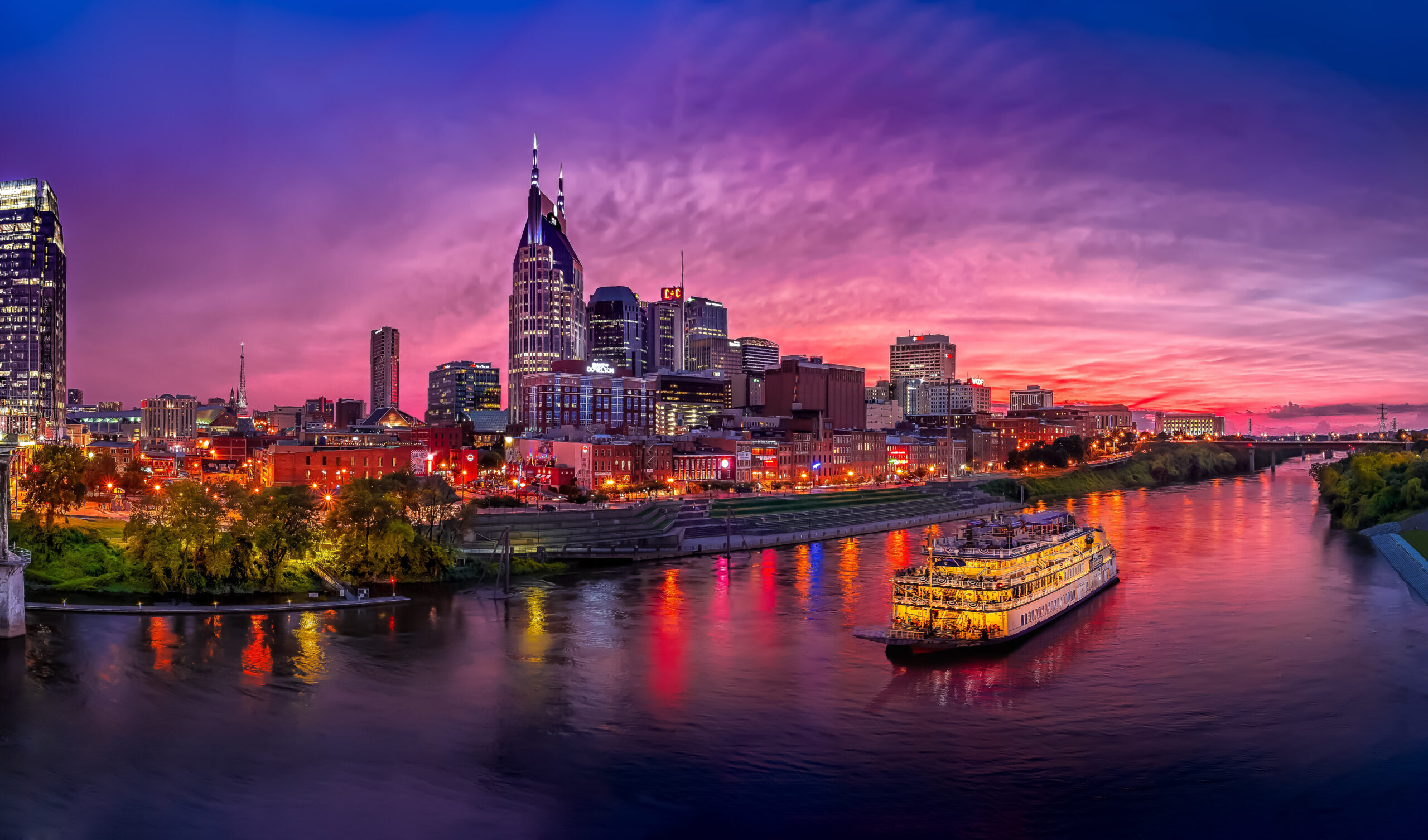 Nashvile,Skyline,Shortly,After,A,Storm
