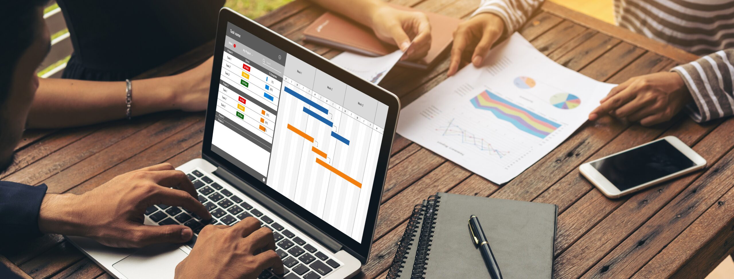 Project,Planning,Software,For,Modish,Business,Project,Management,On,The