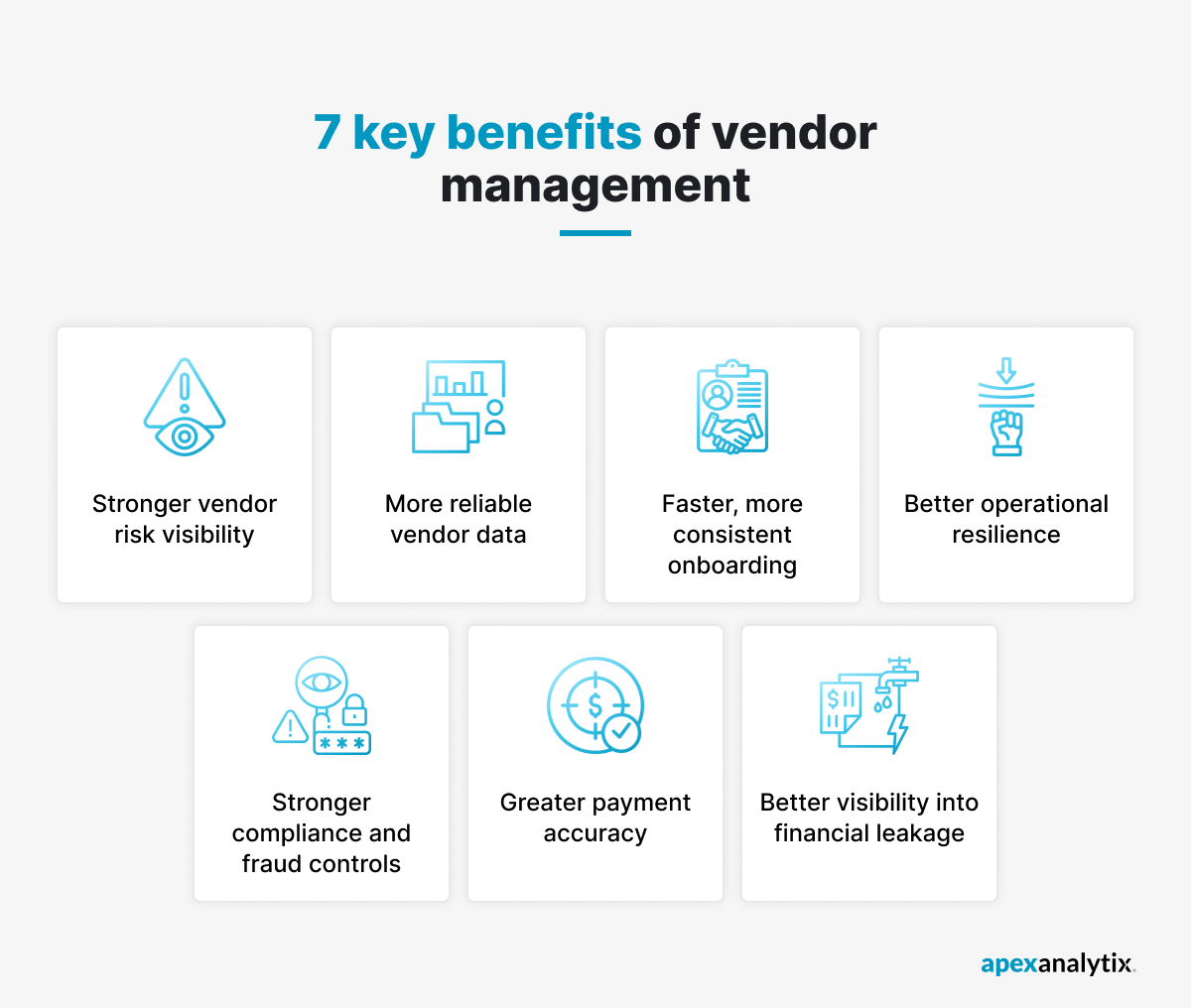 7 Key Benefits of Vendor Management